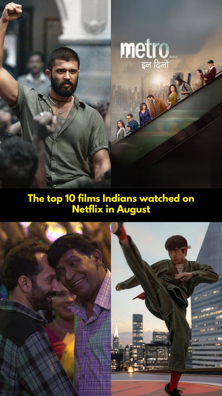 The top 10 films Indians watched on Netflix in August The top 10 films Indians watched on Netflix in August