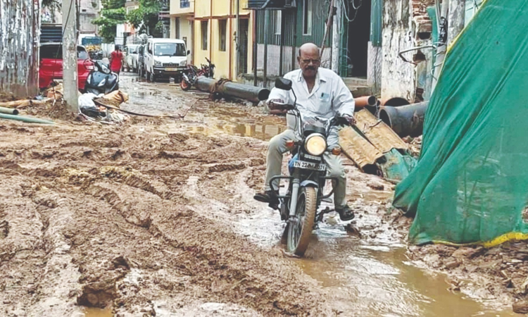 UGD works, monsoon a dangerous combo for Alandur residents
