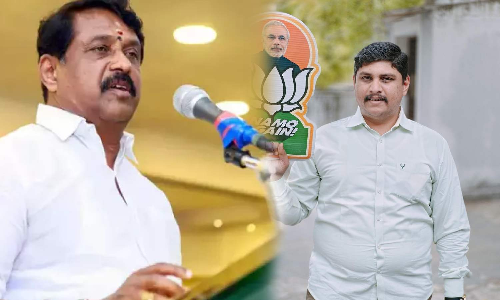 BJP TN chief Nainars son defends post, says he joined party even before father