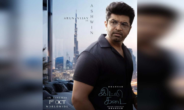 Arun Vijay plays Ashwin in Idli Kadai