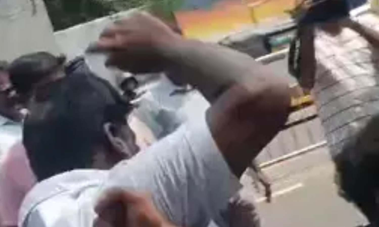 BJP slams attack on Dalit leader Airport Moorthy at DGP office