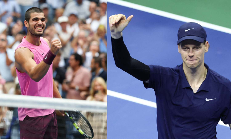 Sinner will take on Alcaraz for a 3rd Grand Slam final in a row