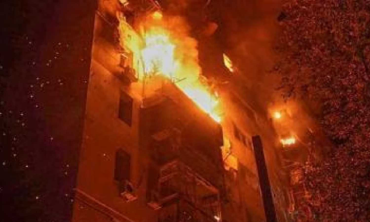 Russia hits Kyiv with drones, missiles, killing at least 2