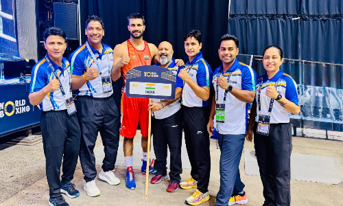 World Boxing Championships: Lakshya dominates Iashaish to reach pre-quarters