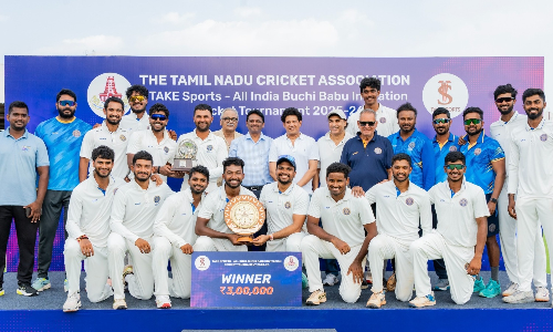Hyderabad retains Buchi Babu trophy