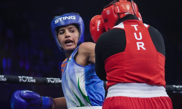 World Boxing Championships: Nupur beats Oltinoy, assures India of medal