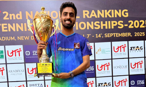 Sathiyan wins UTT National Table Tennis Championship