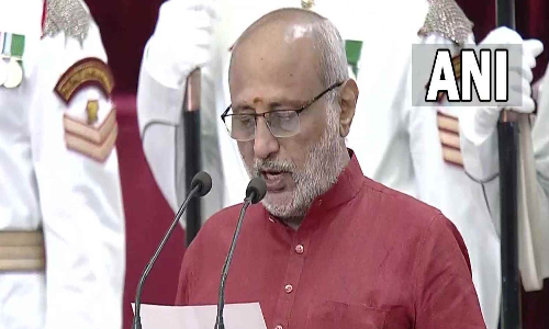 Non-confrontational, rooted in RSS: CP Radhakrishnan sworn in as vice president