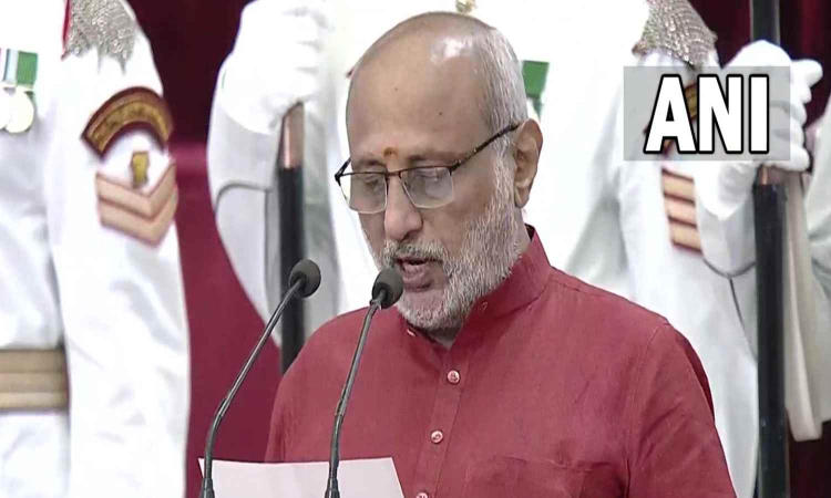 Non-confrontational, rooted in RSS: CP Radhakrishnan sworn in as vice president