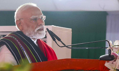 After Churachandpur, PM interacts with violence-hit displaced people in Manipurs Imphal