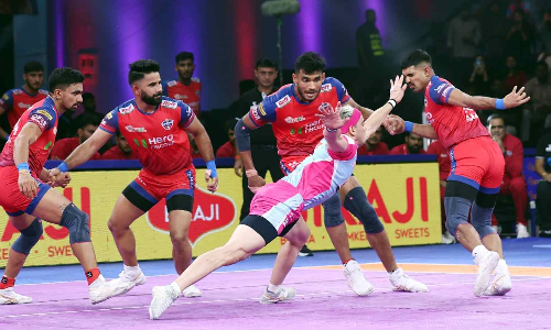 Jaipur Pink Panthers registers first home win over UP Yoddhas