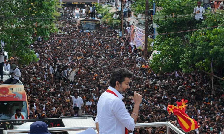 TVK will never make impossible promises and cheat people: Vijay in Tiruchy