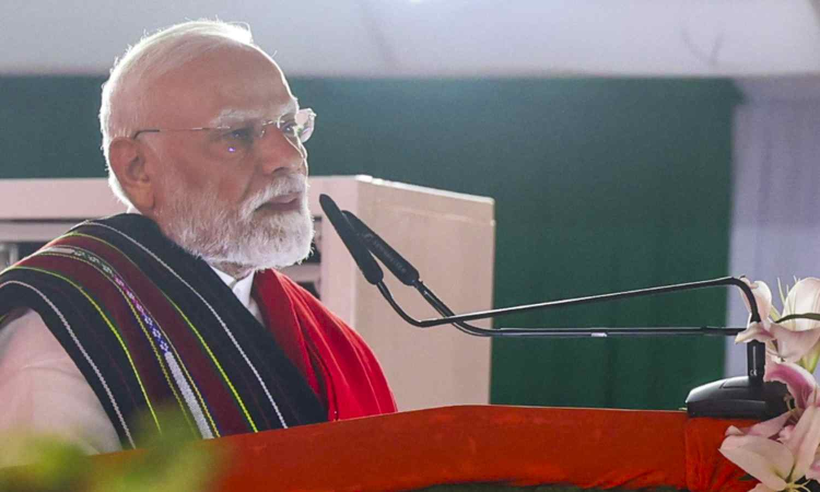 After Churachandpur, PM interacts with violence-hit displaced people in Manipurs Imphal