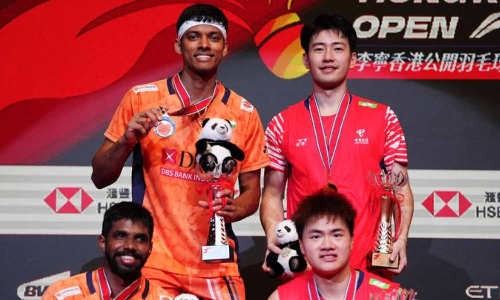 Satwik-Chirag, Lakshya finish runners-up at Hong Kong Open