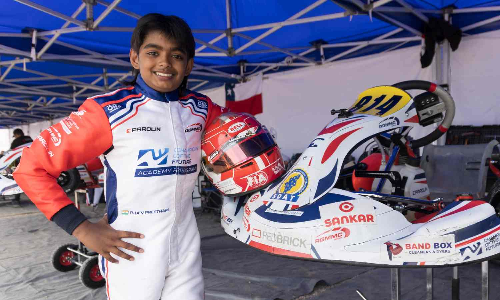 Rivaan wins Mini Max category, smashes circuit record
