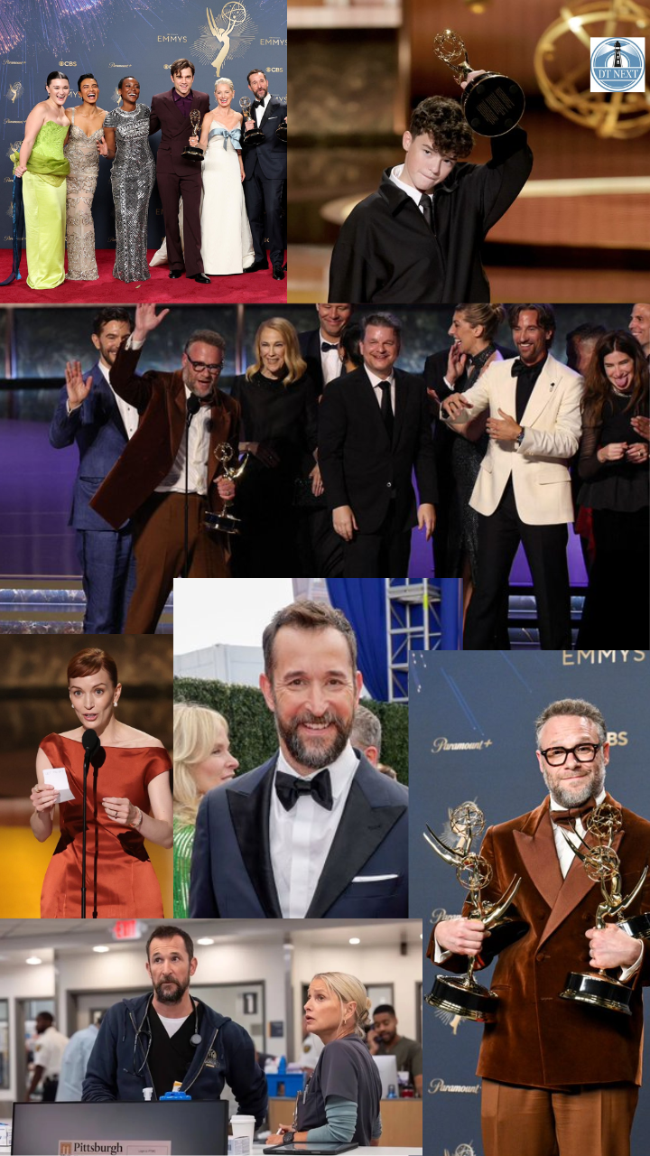 Primetime Emmy Awards: Big Wins, Bold Firsts: The Pitt, The Studio and Adolescence Dominate a Record-Breaking Emmy Night Primetime Emmy Awards: Big Wins, Bold Firsts: The Pitt, The Studio and Adolescence Dominate a Record-Breaking Emmy Night