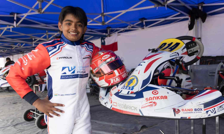 Rivaan wins Mini Max category, smashes circuit record