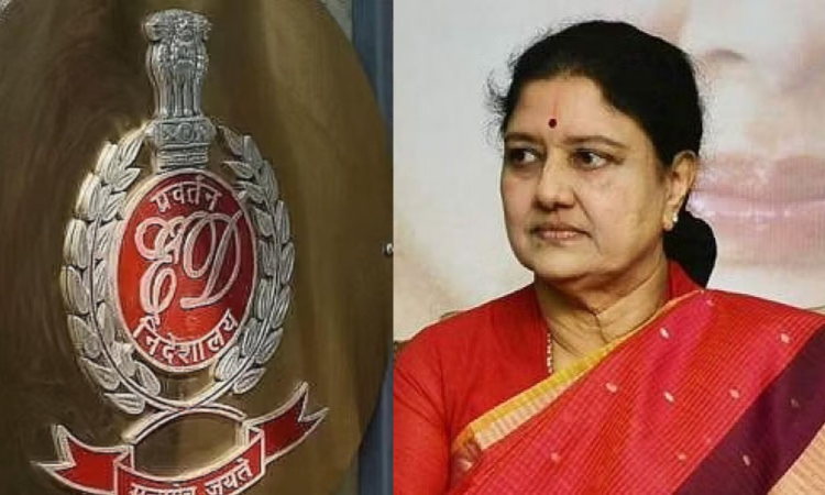 ED searches in bank fraud, benami probe against Sasikala, others
