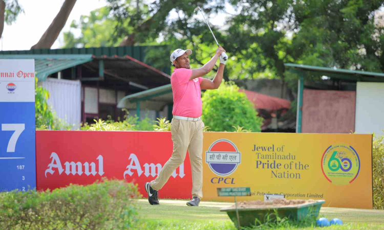 Thangaraja storms into lead at Chennai Open