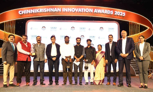 Innovation award for 3D bioprinter, integrated wheelchair, borewell recharger