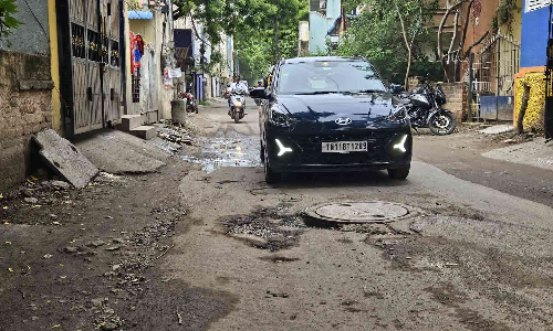 Residents of Taramanis rundown Pillayar Kovil Street urge for permanent solution from civic body