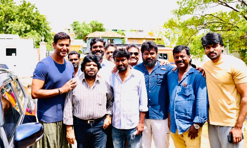 Grand sets erected in TR Garden for Magudam