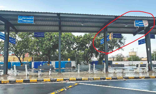 Chennai Citizen Connect: Relabel the display board to TNUDB instead of covering it up, urges public