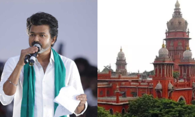 Madras HC notice to actor-politician Vijay over TVK party flag