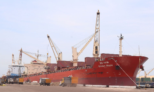 VOC Port sees 212.8% increase in handling construction materials