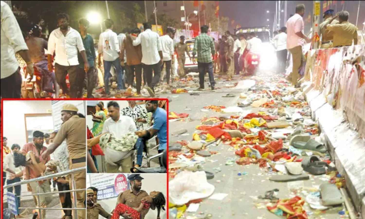 TVK stampede tragedy: Death toll at Vijays Karur roadshow rises to 39; probe underway