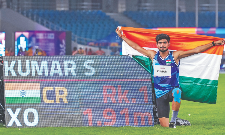 World para athletics championship: High jumper Shailesh wins gold on opening day