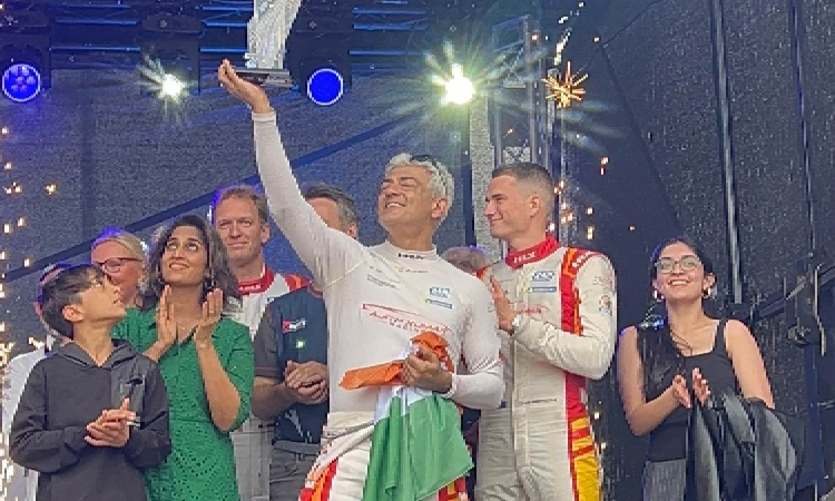 Team Ajith Kumar finishes at podium in Barcelona; keeps it lowkey