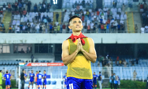 Chhetri joins national camp to prepare for Singapore match next month