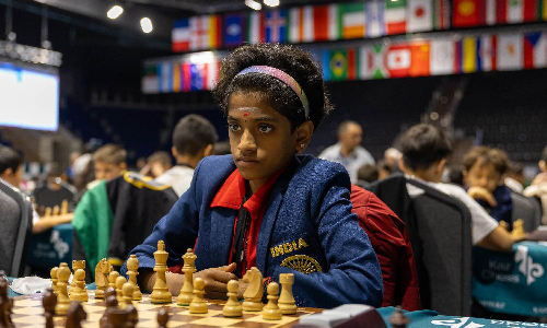 Sharvaanica wins nine in a row, bags World Championship title