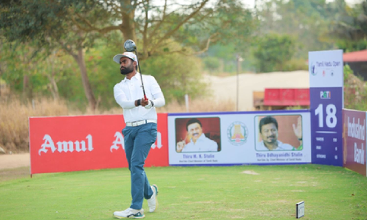 Tamil Nadu Open 2025: Arjun Prasad climbs into halfway lead Tamil Nadu Open 2025: Arjun Prasad climbs into halfway lead