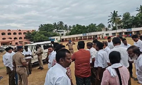 RSS volunteers arrested for conducting Shakha in govt school without permission