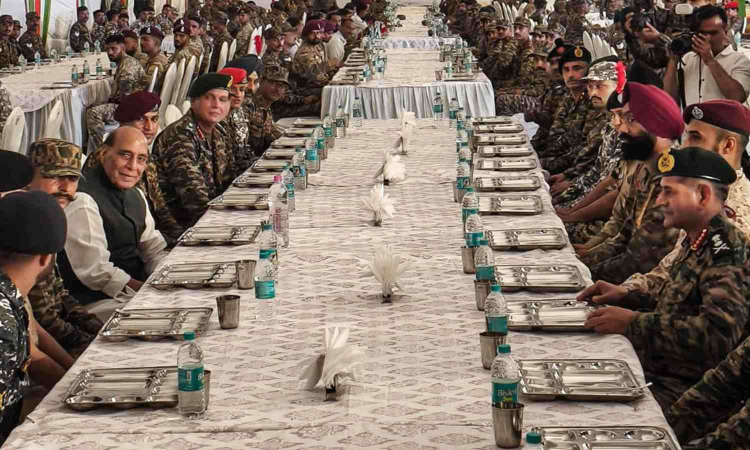 From Bhuj, Rajnath warns Pakistan against aggressive approach towards Sir Creek From Bhuj, Rajnath warns Pakistan against aggressive approach towards Sir Creek