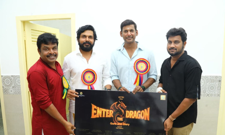 Vishal, Karthi unveil first look of Enter The Dragon