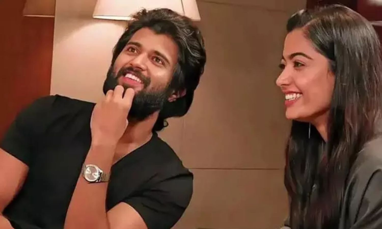 Vijay Deverakonda and Rashmika Mandanna get engaged in Hyderabad Vijay Deverakonda and Rashmika Mandanna get engaged in Hyderabad