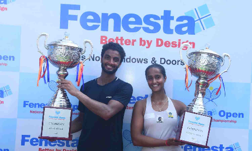 National Tennis Championship: Manish, Vaishnavi clinch singles crowns; Harshini wins U-18 title