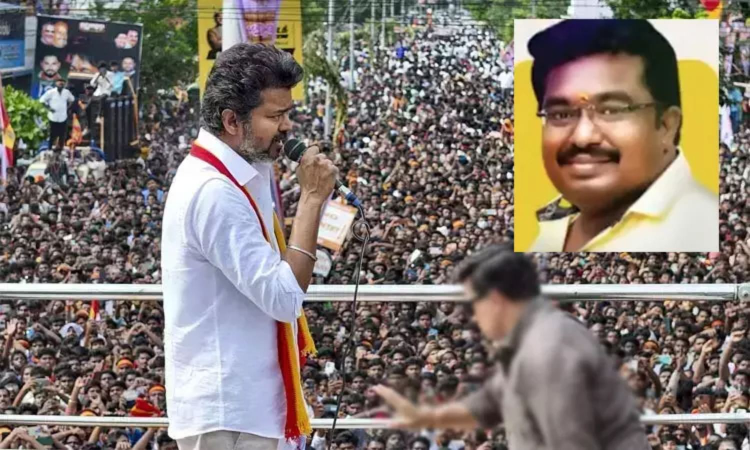 TVKs Namakkal district secy goes missing; police deploy special squads