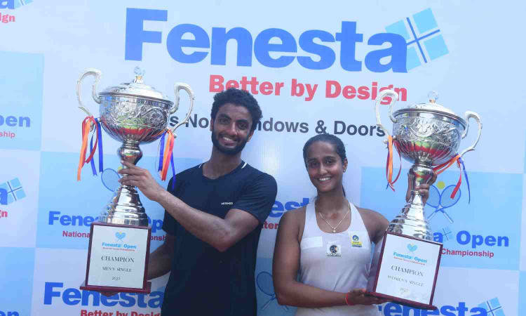 National Tennis Championship: Manish, Vaishnavi clinch singles crowns; Harshini wins U-18 title