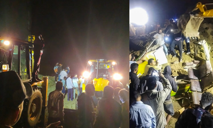 18 killed as landslide hits bus in Himachals Bilaspur; rescue operation on 18 killed as landslide hits bus in Himachals Bilaspur; rescue operation on