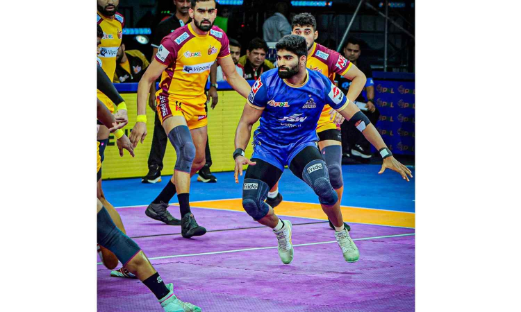 PKL season 12: Bharat sizzles as Titans dismantle Haryana PKL season 12: Bharat sizzles as Titans dismantle Haryana