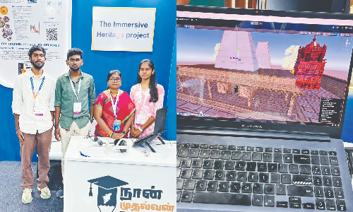 ‘Naan Mudhalvan’ students develop VR-based heritage prototype