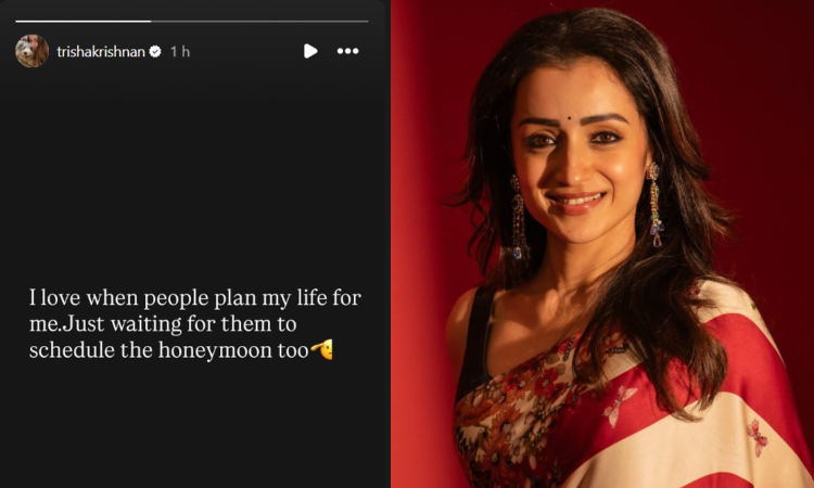As Trisha’s wedding rumours flood the internet again, actor hits back