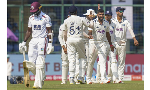 Bowlers made to toil hard as West Indies stretches Test to day 5