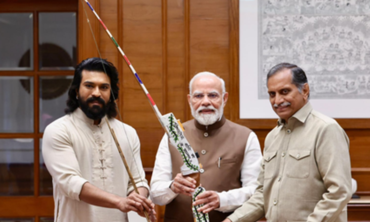 PM Narendra Modi commends actor Ram Charan for his efforts in popularising archery PM Narendra Modi commends actor Ram Charan for his efforts in popularising archery