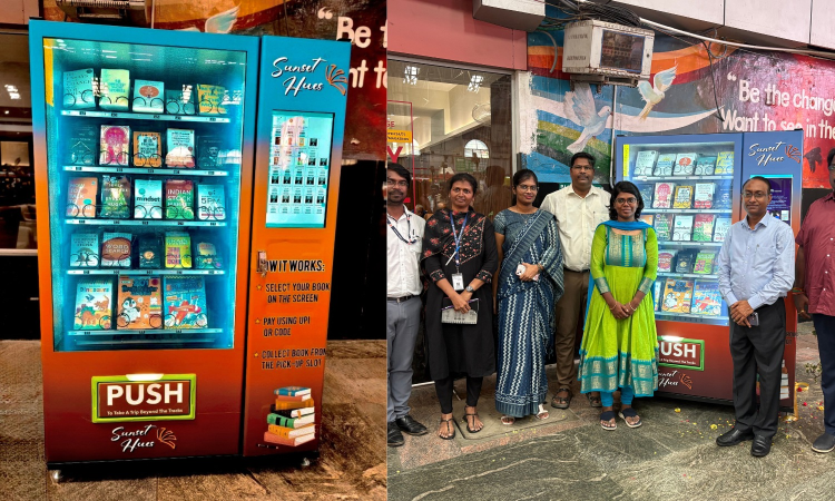 TNs first book vending machine debuts at MGR Central Station TNs first book vending machine debuts at MGR Central Station