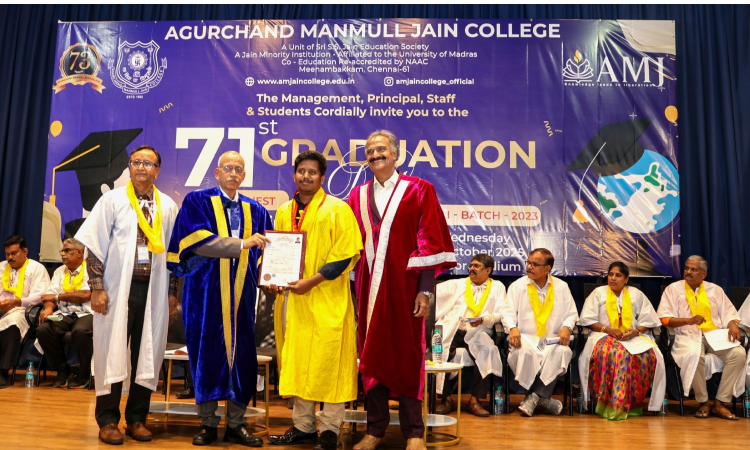 DT Campus: AM Jain College Graduation Day held DT Campus: AM Jain College Graduation Day held
